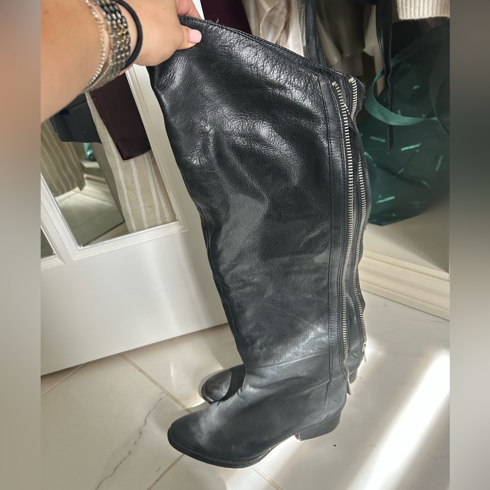 Dolce Vita Black Over the Knee Boots
